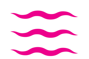 Wave logo. Wave icon vector. Wave lines