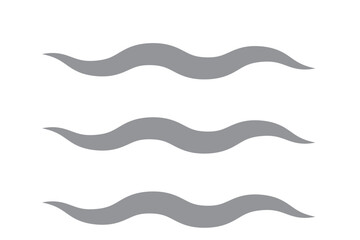 Wave logo. Wave icon vector. Wave lines