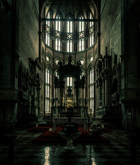 Interior of Basilica dei Santi Giovanni e Paolo
