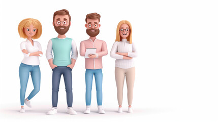 Team business people illustation