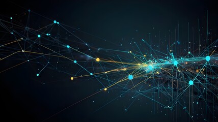Obraz premium Abstract tech Background, Ai Generated