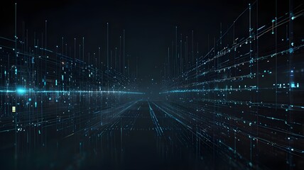 Fototapeta premium Abstract tech Background, Ai Generated