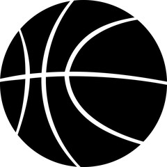 Basketball Ball Filled