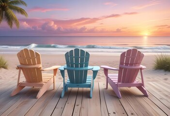 sunset at the beach
