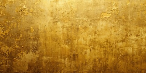 Obraz premium Abstract gold weathered wall painted background, weathered, gold, abstract, background, texture, aged, vintage, grunge, old, rough