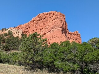 Fototapeta premium Beautiful view of the garden of Gods in Colorado, USA