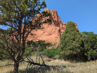 Beautiful view of the garden of Gods in Colorado, USA