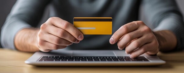 Person Holding Credit Card