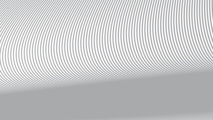 Grey curve lines abstract background vector image for backdrop or presentation