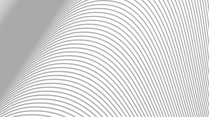 Grey curve lines abstract background vector image for backdrop or presentation