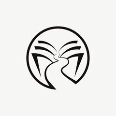 Modern Book Education Logo Vector Illustration