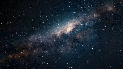 milky way galaxy at night