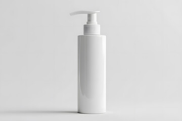 Product Packaging Skincare Bottle Mockup isolated on white background