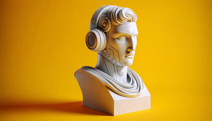 statue of future technology ai