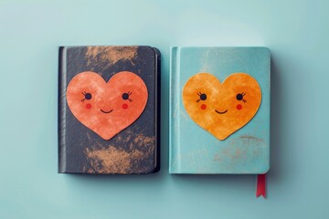 A stylish and minimalist book cover for a double negative romantic comedy, featuring a trendy design with simple elements
