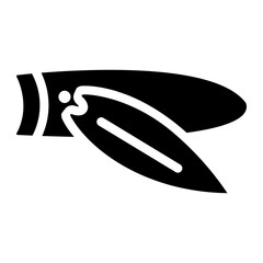 nail clipper Solid icon