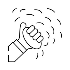 holi color festival event line icon vector. holi color festival event sign. isolated contour symbol black illustration