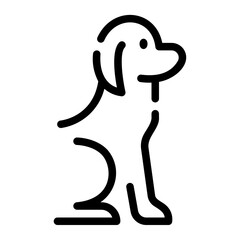 dog Line Icon