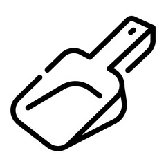 scoop Line Icon