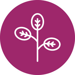 Watercress Vector Line White Circles Multicolors