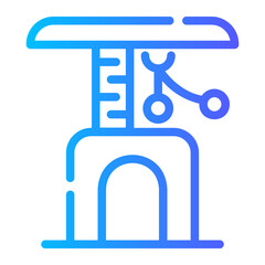 scratcher Line Gradient Icon