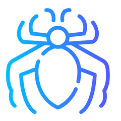 tarantula Line Gradient Icon