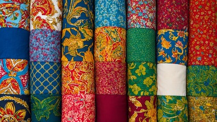 tenun ikat and batik caracteristic from indonesian people