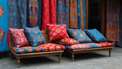 tenun ikat and batik caracteristic from indonesian people