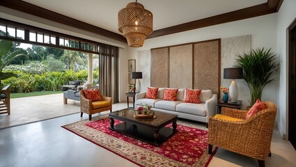 tenun ikat and batik caracteristic from indonesian people