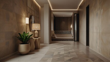 Fototapeta premium interior of a house , AI Generated.