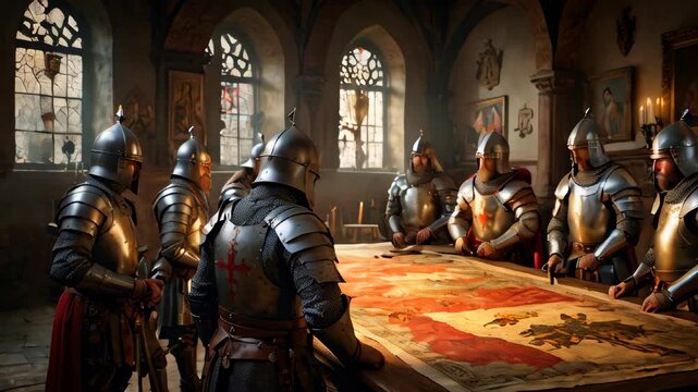 A medieval war council