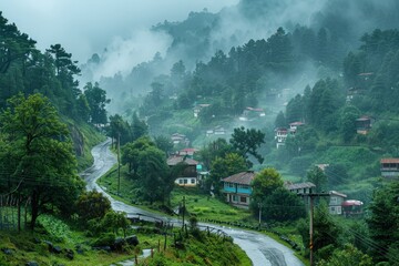 An inviting hill station with scenic landscapes and a relaxing atmosphere, perfect for a getaway
