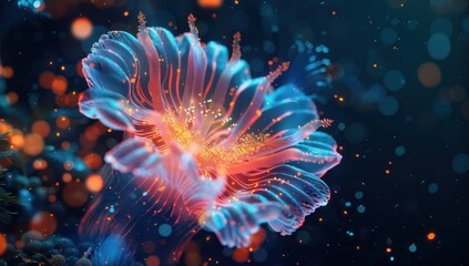 Glowing Underwater Bloom