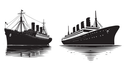 Passenger Ships Ship Silhouette