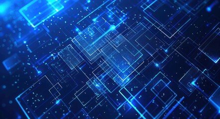 Fototapeta premium Abstract Digital Network Illustration