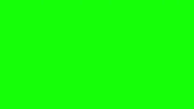 world famous icons, animation, green screen background
