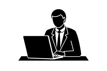 actuary silhouette vector design