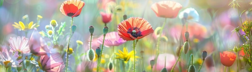 Obraz premium campo de flores silvestres