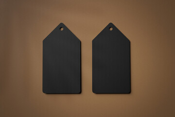 Empty 3D rendered Luxurious Product tag