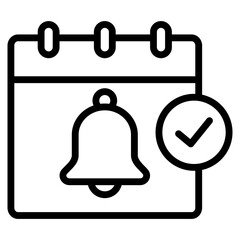 Reminder Icon Element For Design