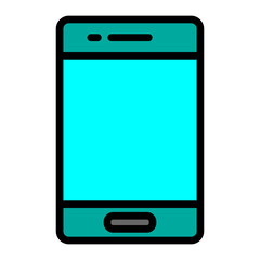 Smartphone Vector Filled Icon Design