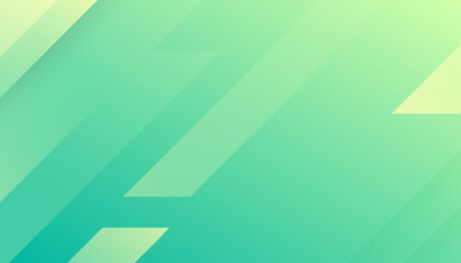 Green geometric shapes background. Vector illustration