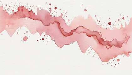 Obraz premium delicate pink hand painted aquarelle background with copy space