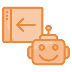 Close Sidebar Icon Element For Design