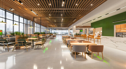 Fototapeta premium interior of restaurant