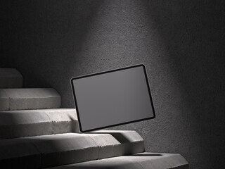 3D Mockup, tablet Mockup to showcase your design