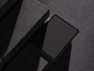 3D Mockup, tablet Mockup to showcase your design