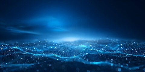 Fototapeta premium Technischer Hintergrund für Grafik, Audio, Web und Wissenschaft, made by AI