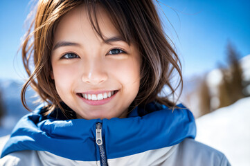 Snow and girls
雪と女子