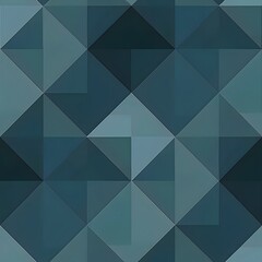Geometric pattern with shades of blue and teal triangles.